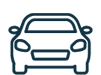Symbol eines Autos, das Mobilität darstellt